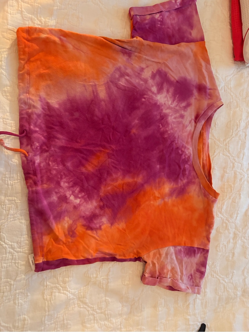 Born Primitive -  Large- Tie-Dye Short Sleeve Women’s Top in Purple & Orange